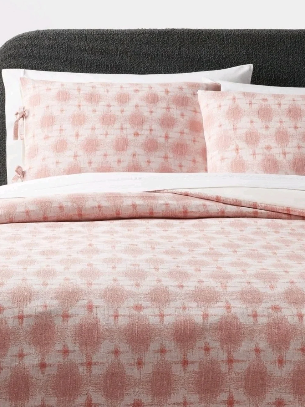 Yarn Dyed Ikat Print Duvet And Sham 3 Piece Set By Threshold